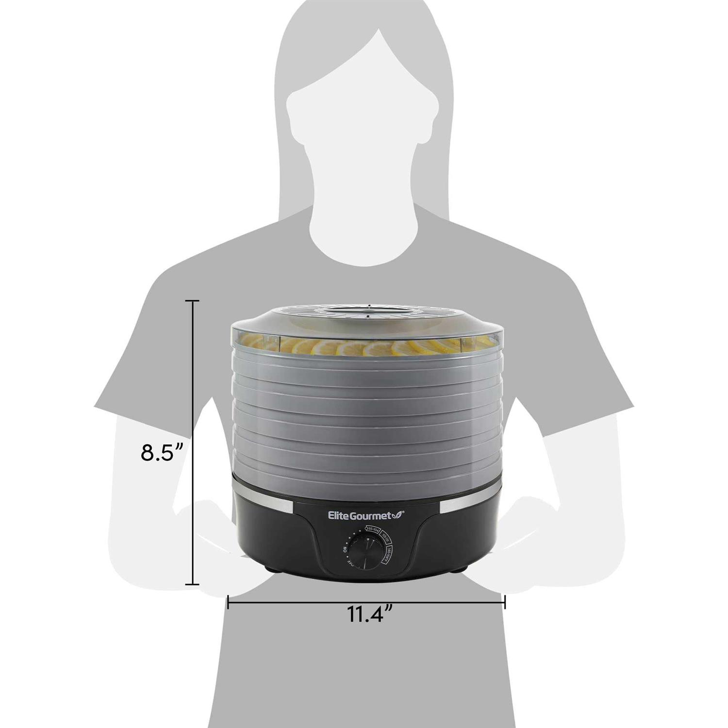 Elite Gourmet Food Dehydrator Adjustable Temperature 5