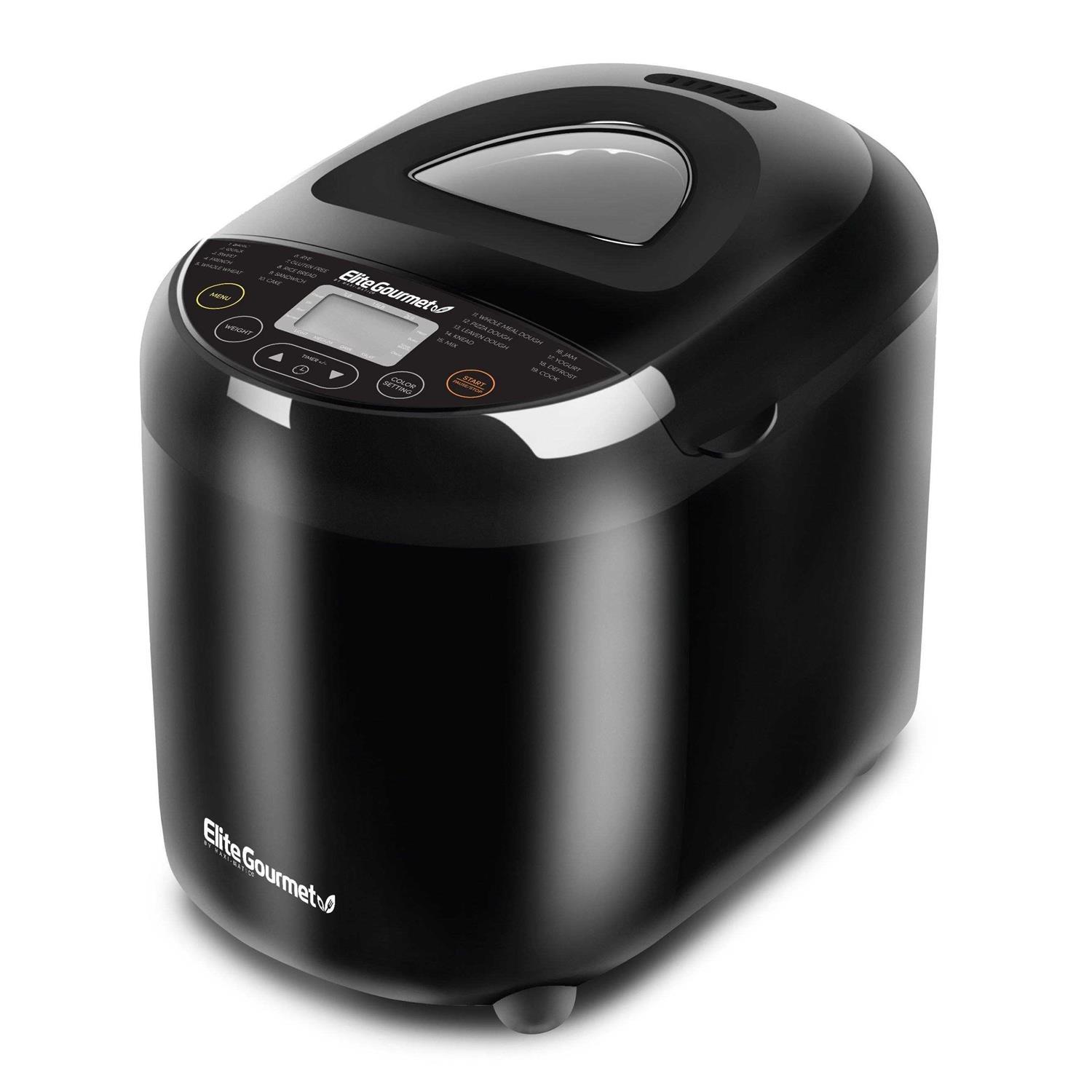 Elite Gourmet Programmable Bread Machine Maker
