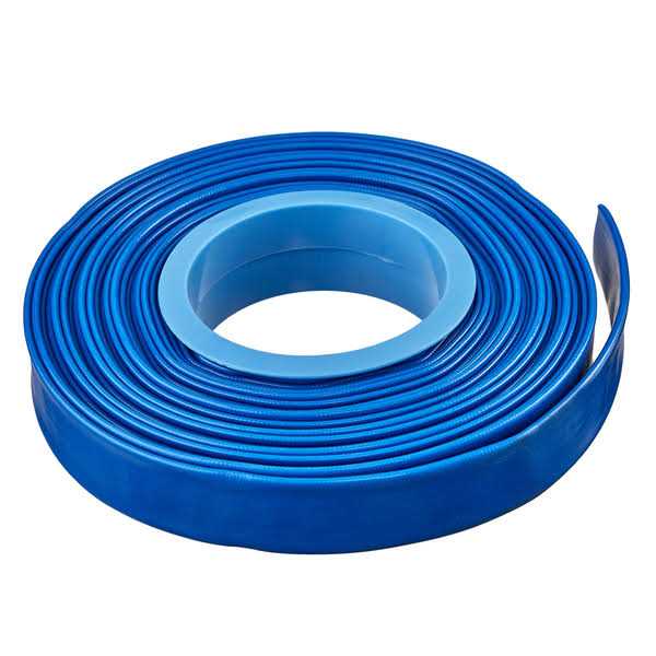 1 inch Dia. x 300 ft HYDROMAXX 4 Bar Heavy Duty Reinforced PVC Lay Flat Discharge and Backwash Hose
