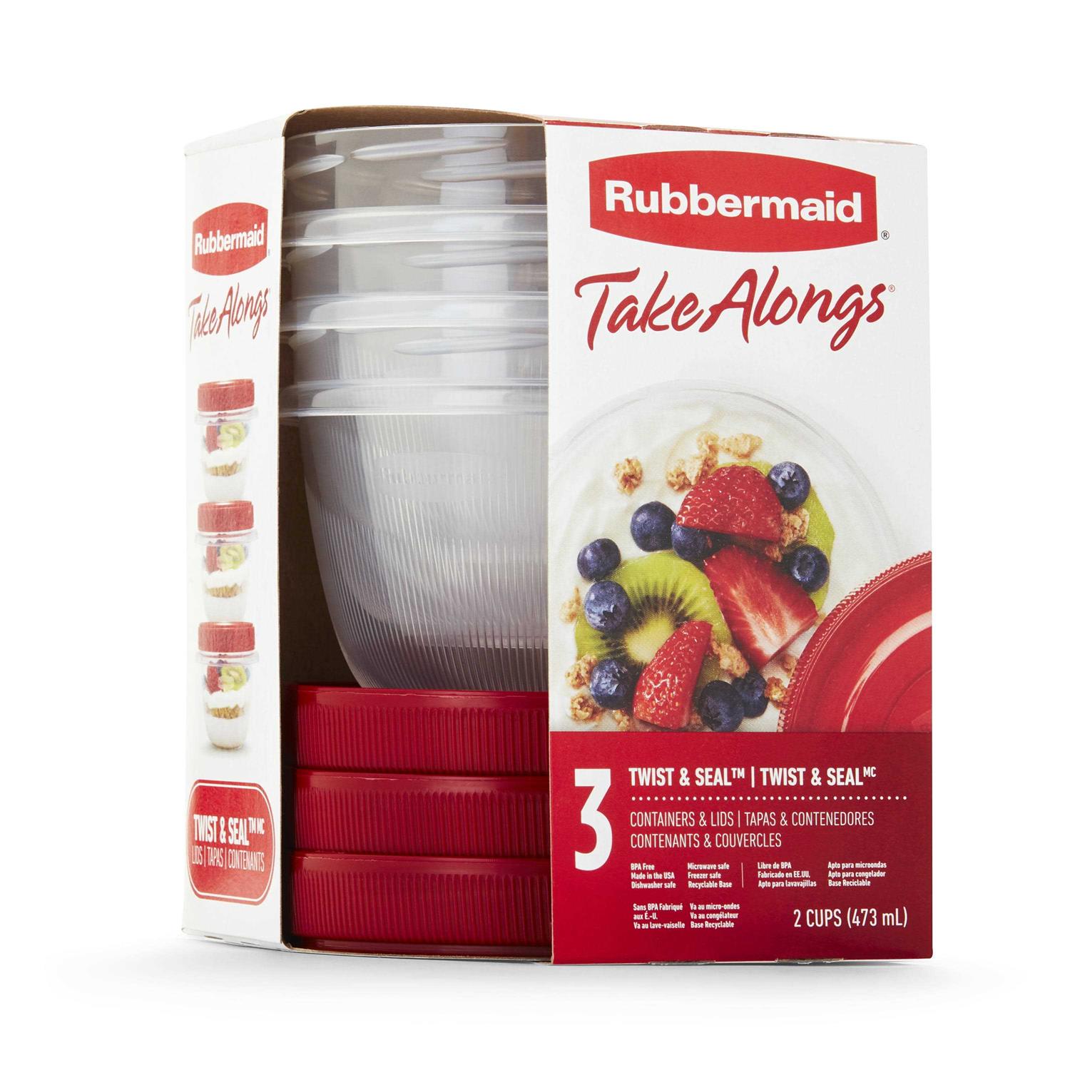 Rubbermaid Take-Alongs Food Storage Containers
