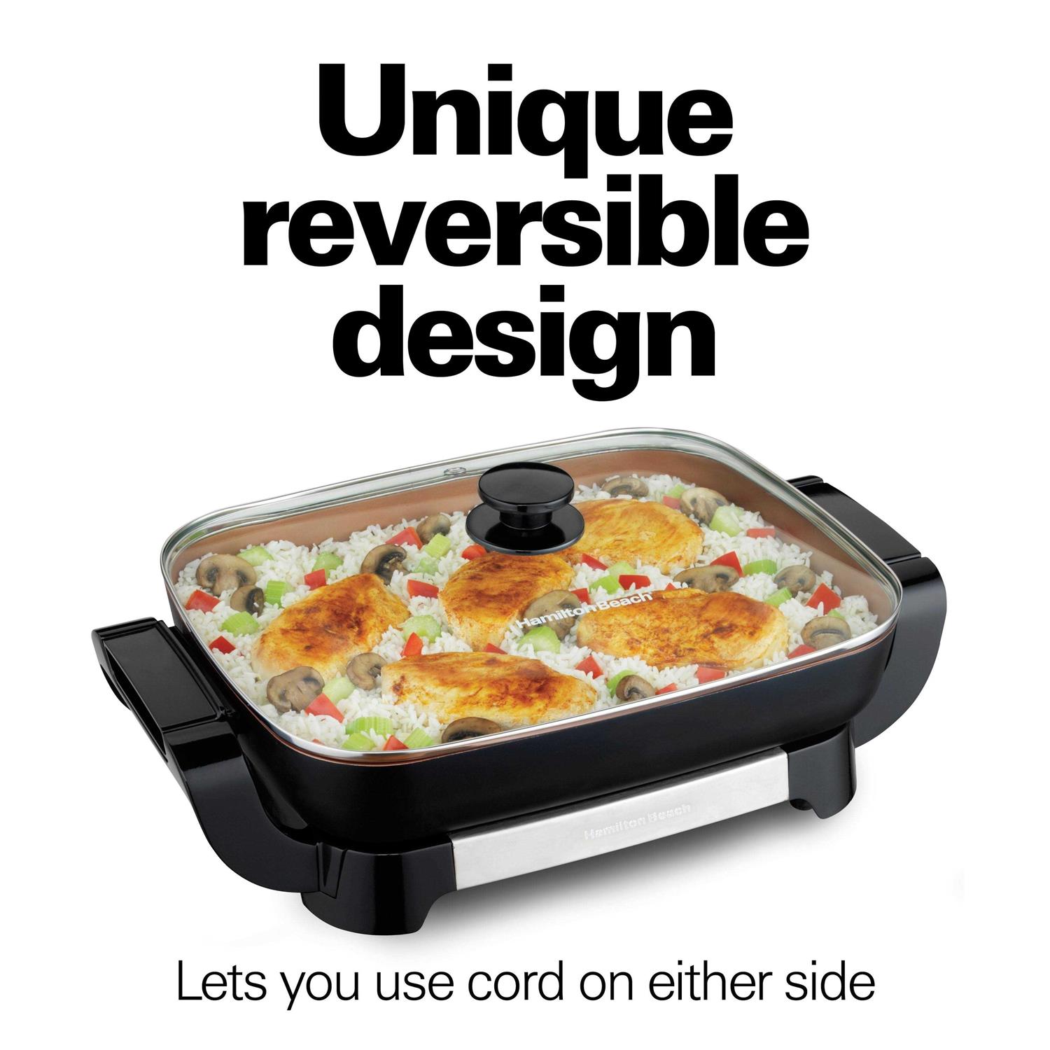 Hamilton Beach Durathon Ceramic Skillet with Removable Pan