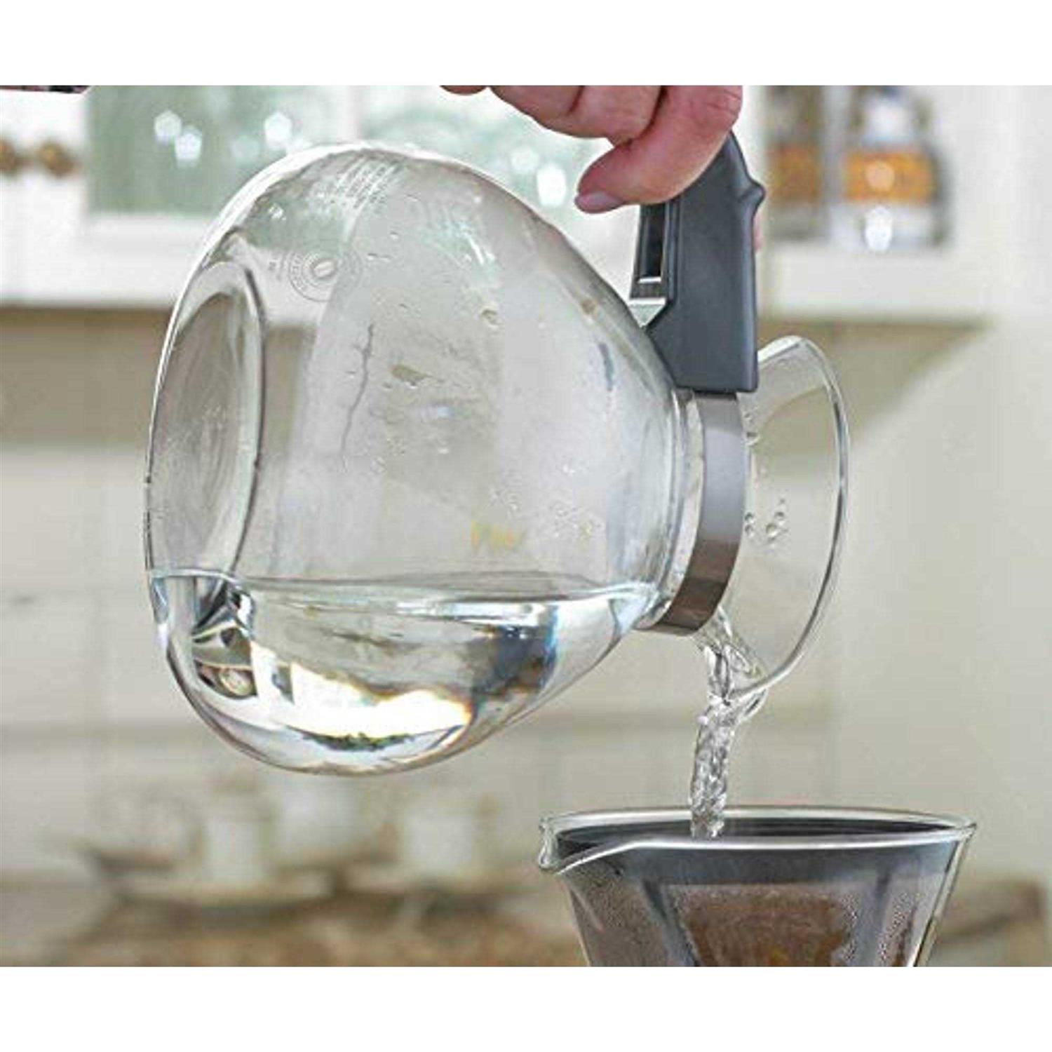 Medelco Glass Whistling Kettle