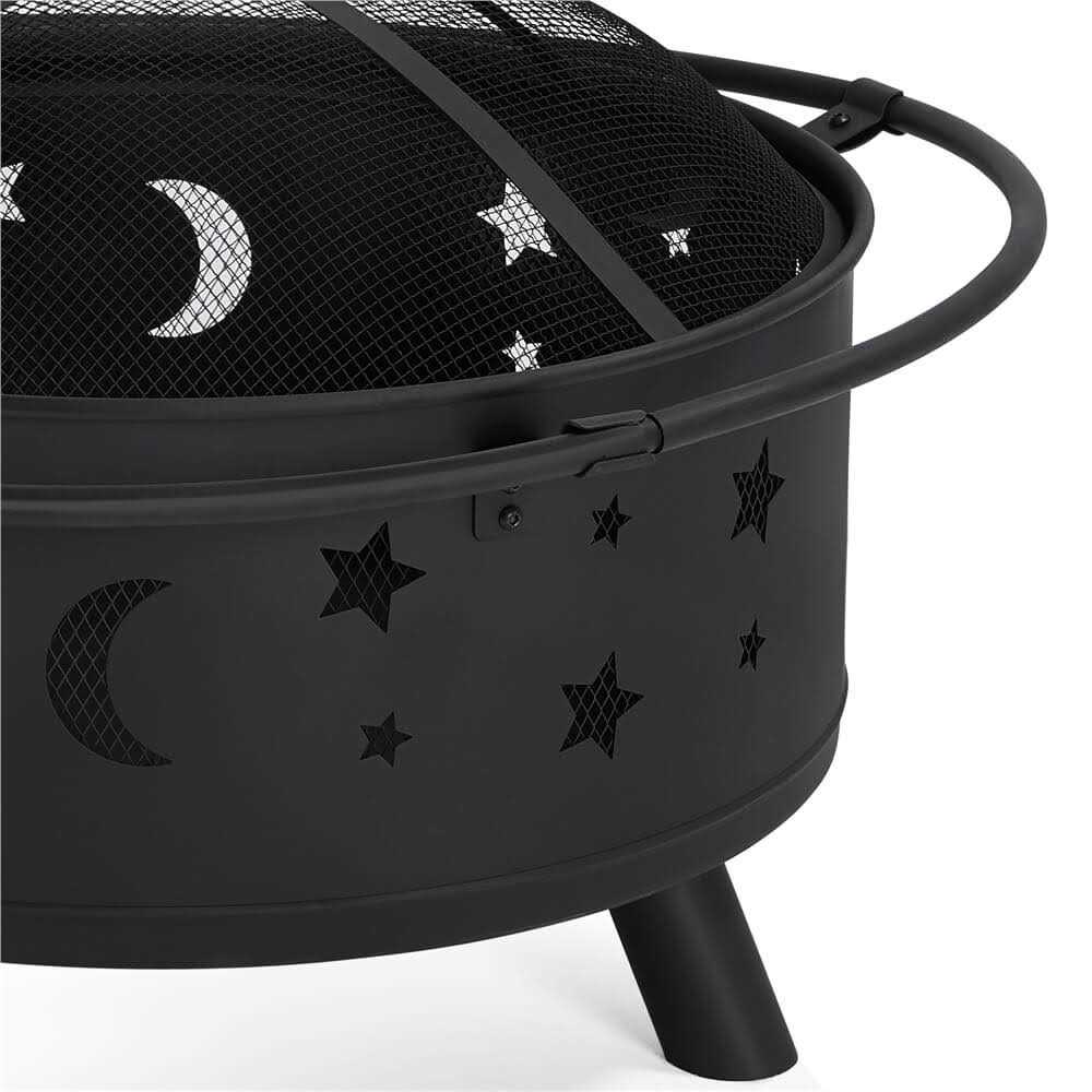 Yaheetech Iron Fire Pit Set 30inch