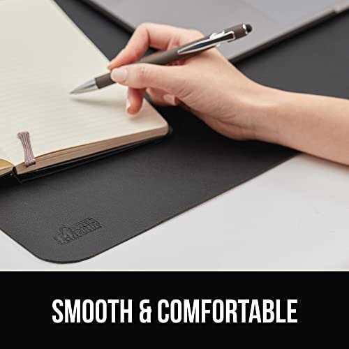 Gorilla Grip Desk Mat, Non Slip and Heat Resistant Mouse Pad Soft PU Leather Pads