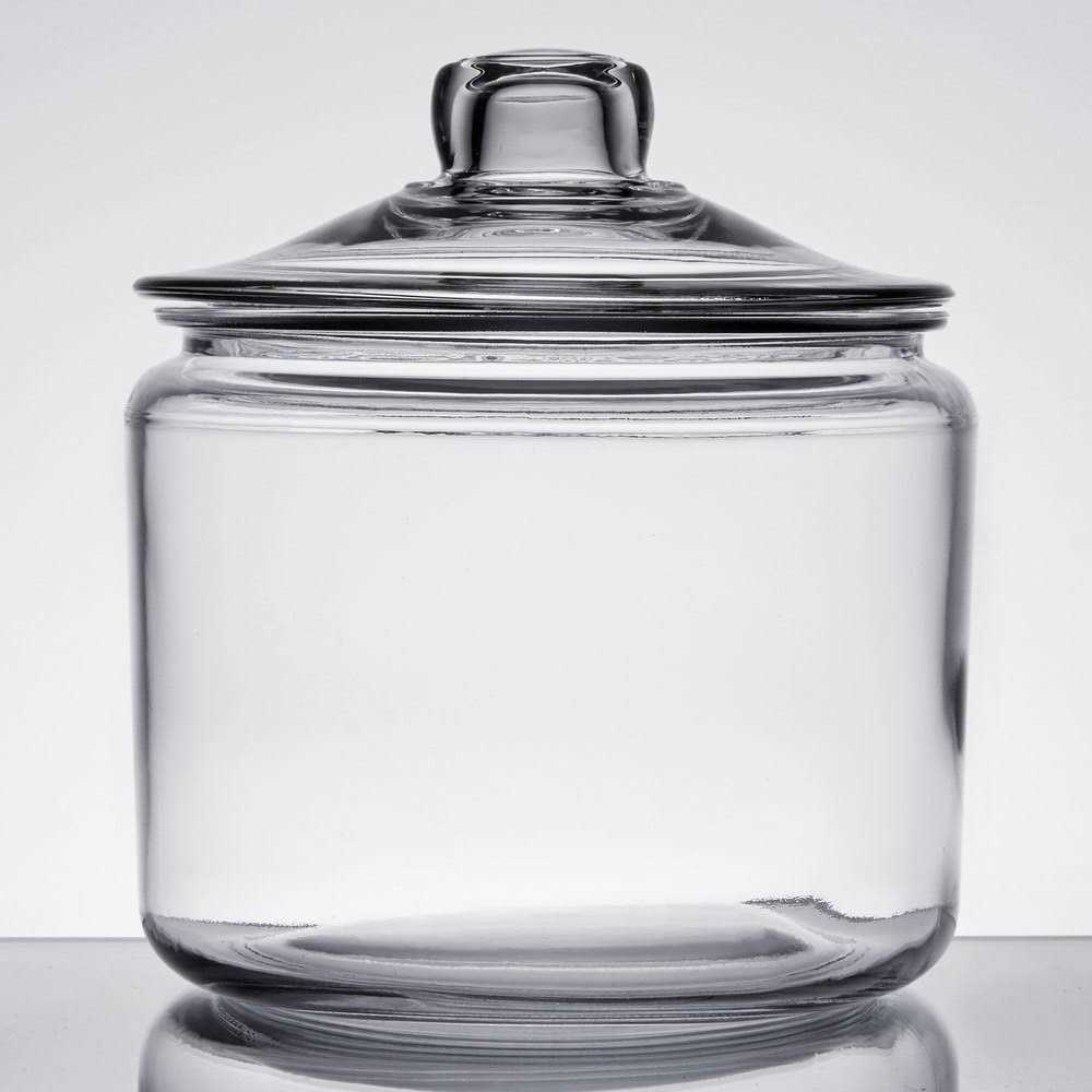 Anchor Hocking Glass Heritage Hill Jar