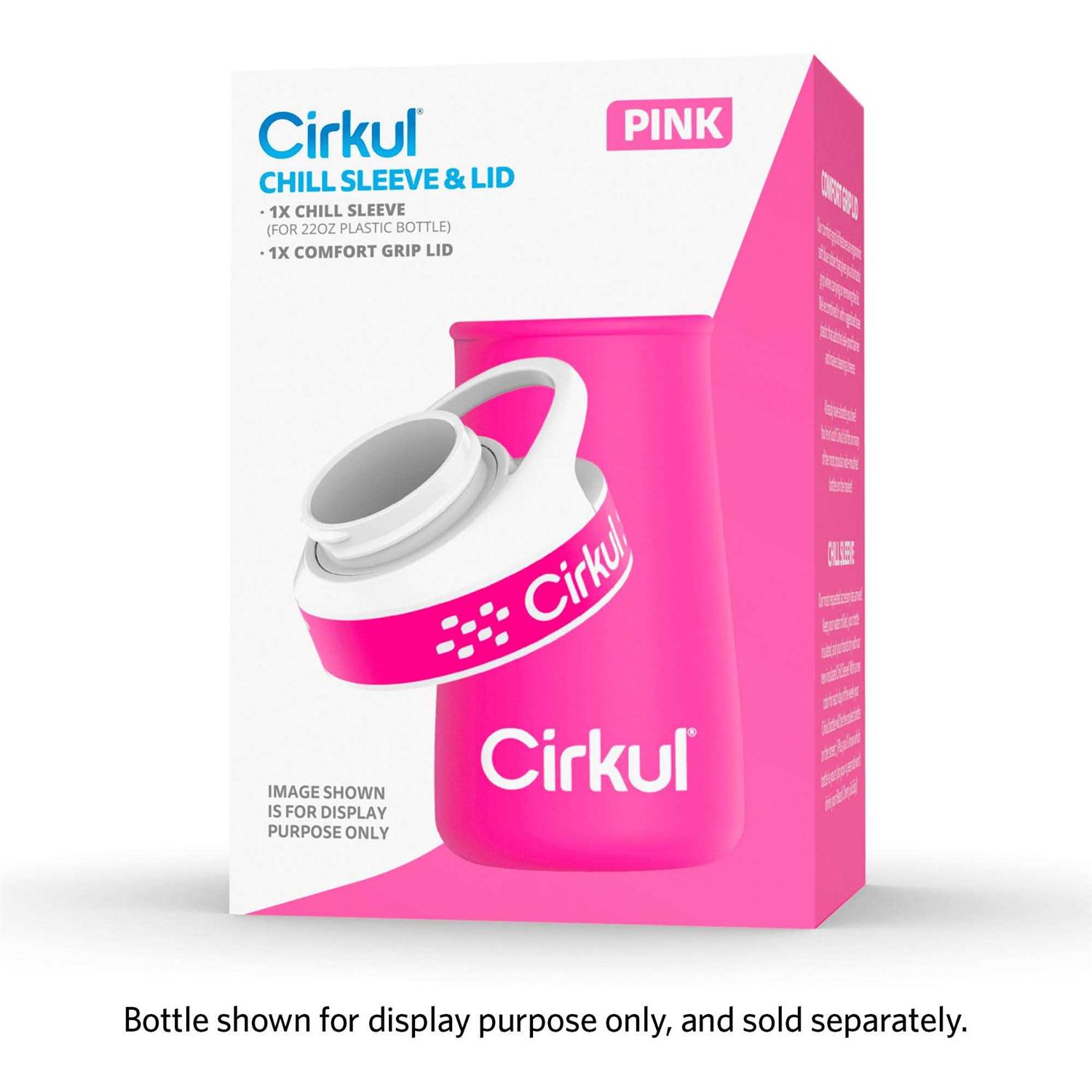 Cirkul Bottle Chill Sleeve & Comfort-Grip Lid