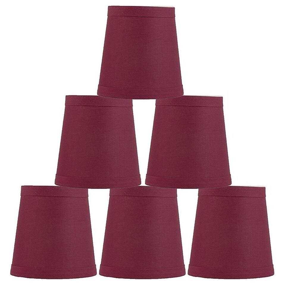 Urbanest Cotton Chandelier Lamp Shades 3x4x4 inch
