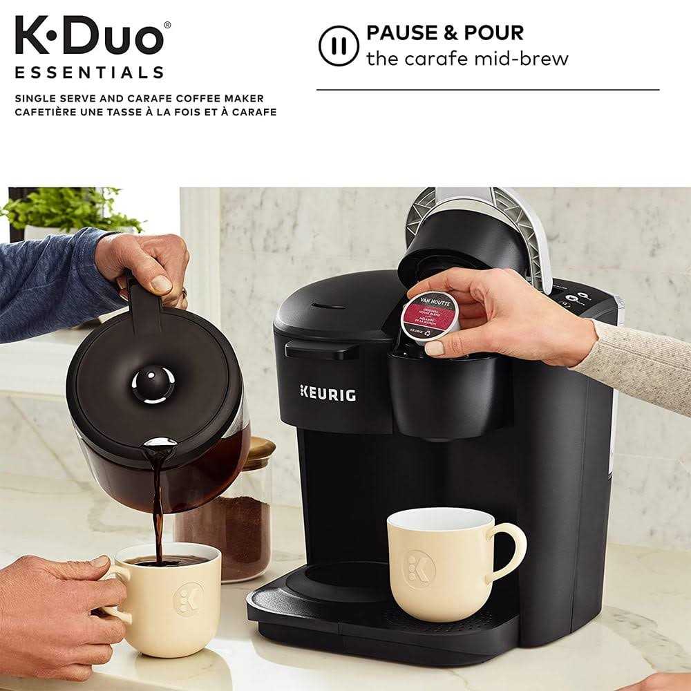 Keurig K-Duo Essentials Single Serve K-Cup Pod & Carafe Coffee Maker