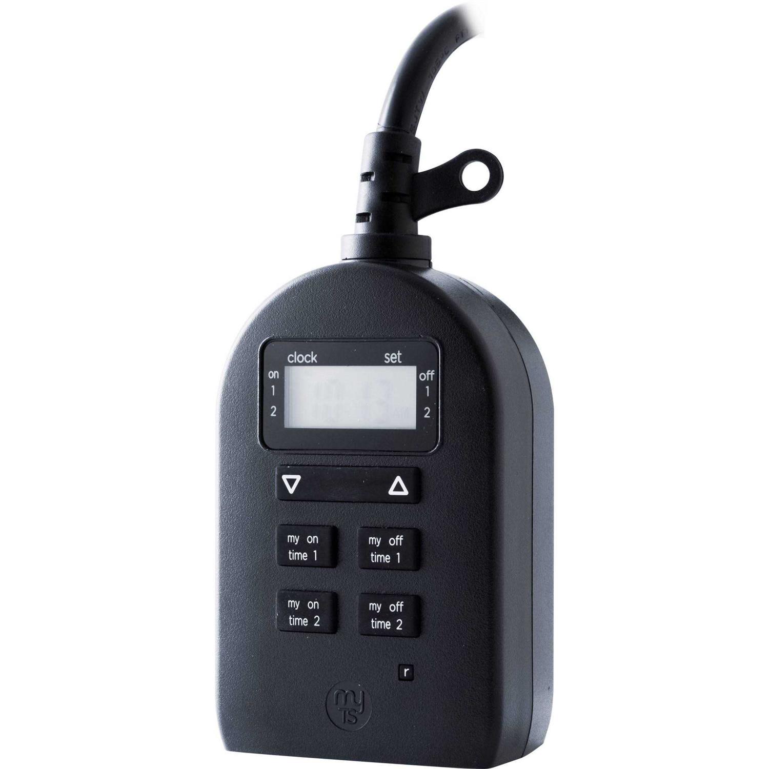 myTouchSmart Indoor/Outdoor Plug-In Digital Timer