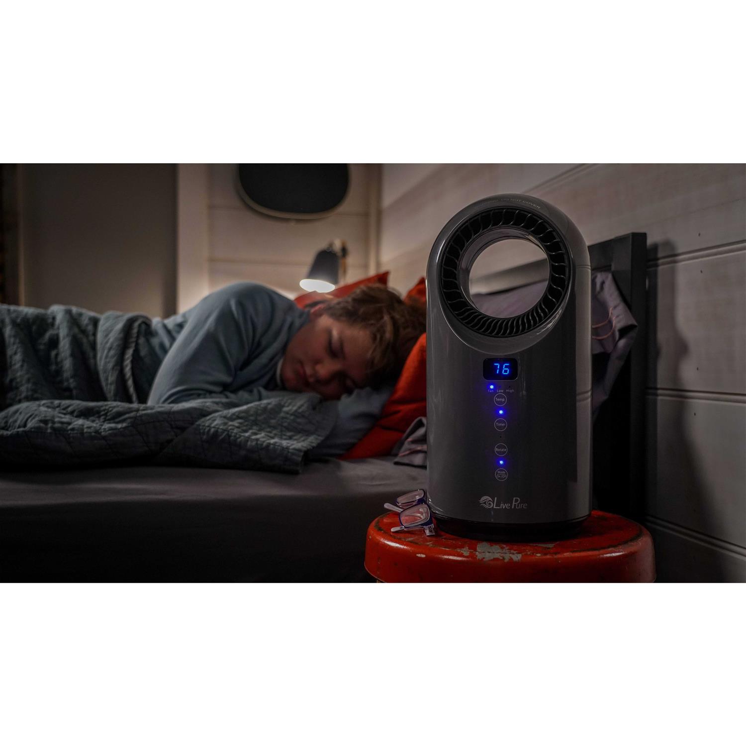 LivePure Turbine Vortex Auto-Duster Heater LP2000HTR