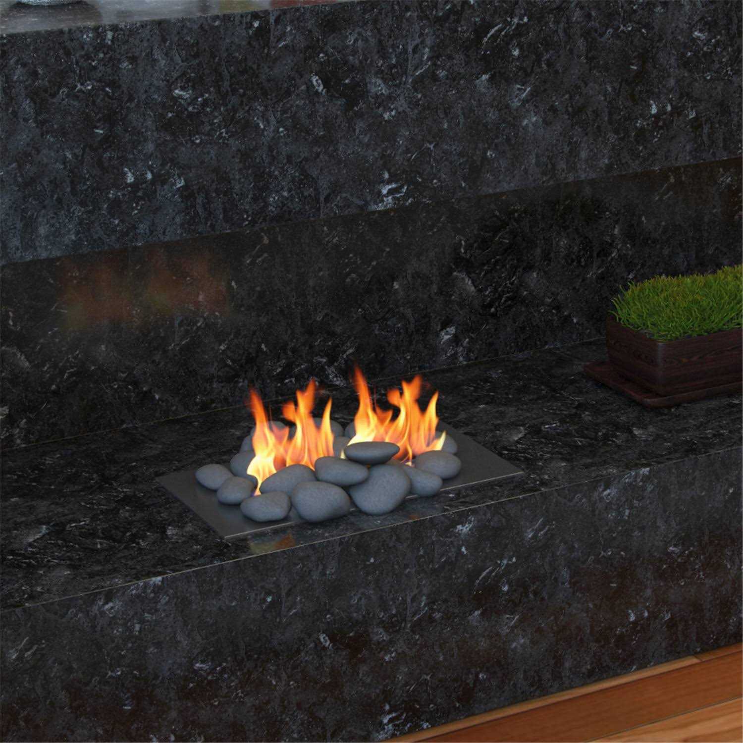Moda Flame 24 Ceramic Fireplace Set