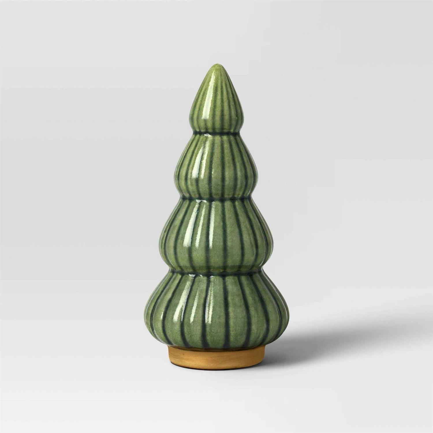 Threshold Scalloped Ceramic Christmas Tree