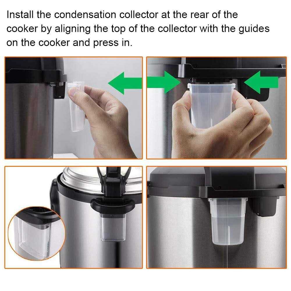 ZoneFly Original Condensation Collector Cup Replacement for Instant Pot Duo, Ultra, LUX, 5, 6, 8 Quart All Series Ultra 60, DUO60, DUO89, and LUX80