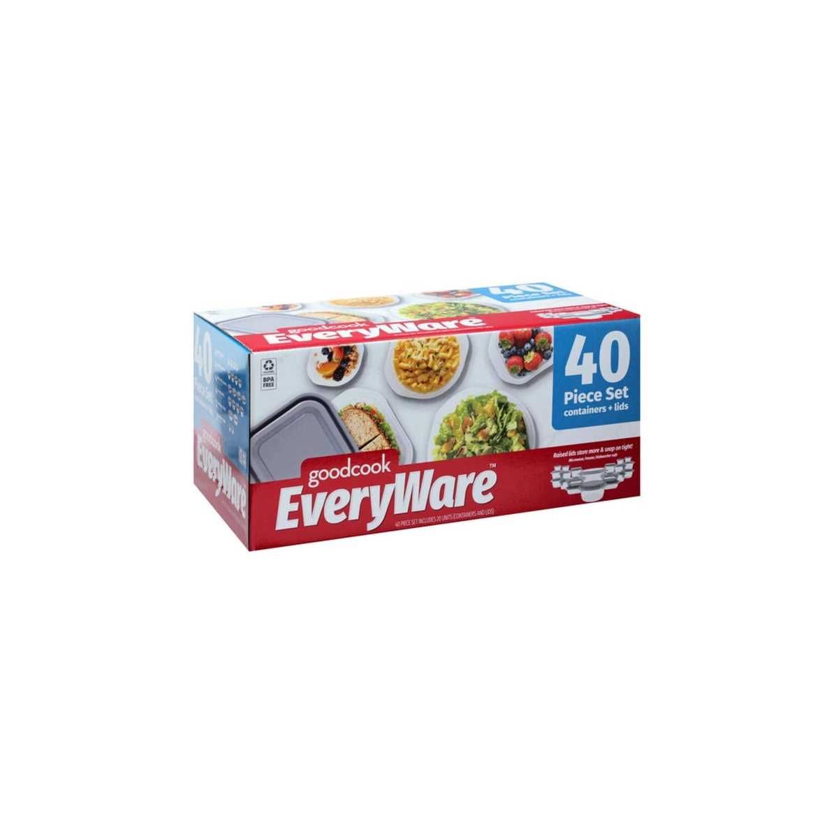 Goodcook EveryWare Containers + Lids Set