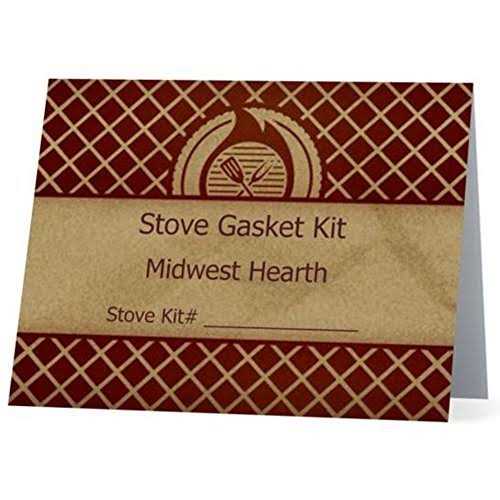 Midwest Hearth Wood Stove Replacement Gasket Kit for Woodburning Stoves