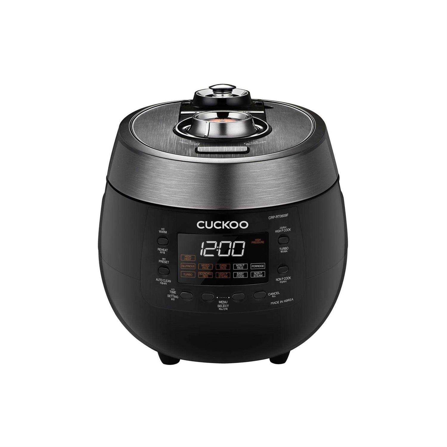 Cuckoo 6 cup Twin Pressure Heating Plate Rice Cooker & Warmer CRP-RT0609FW