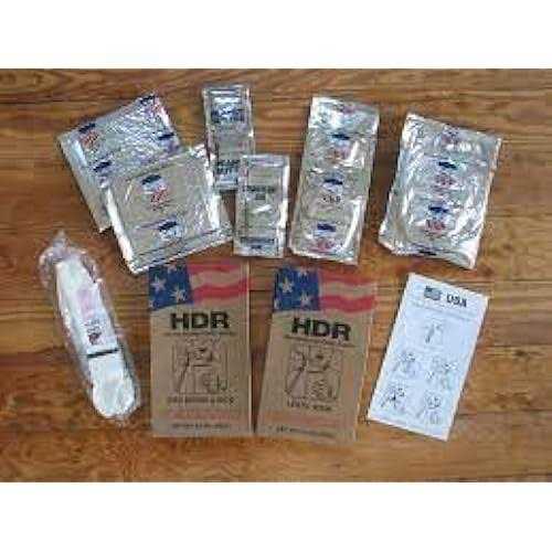 The Wornick Company MRE 1 case of HDR U.S. Military Surplus Humanitarian Meals Ready to Eat