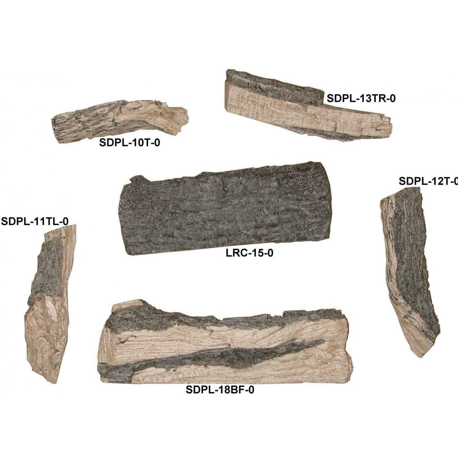 Real Fyre Split Oak Designer Plus Vented Gas Logs