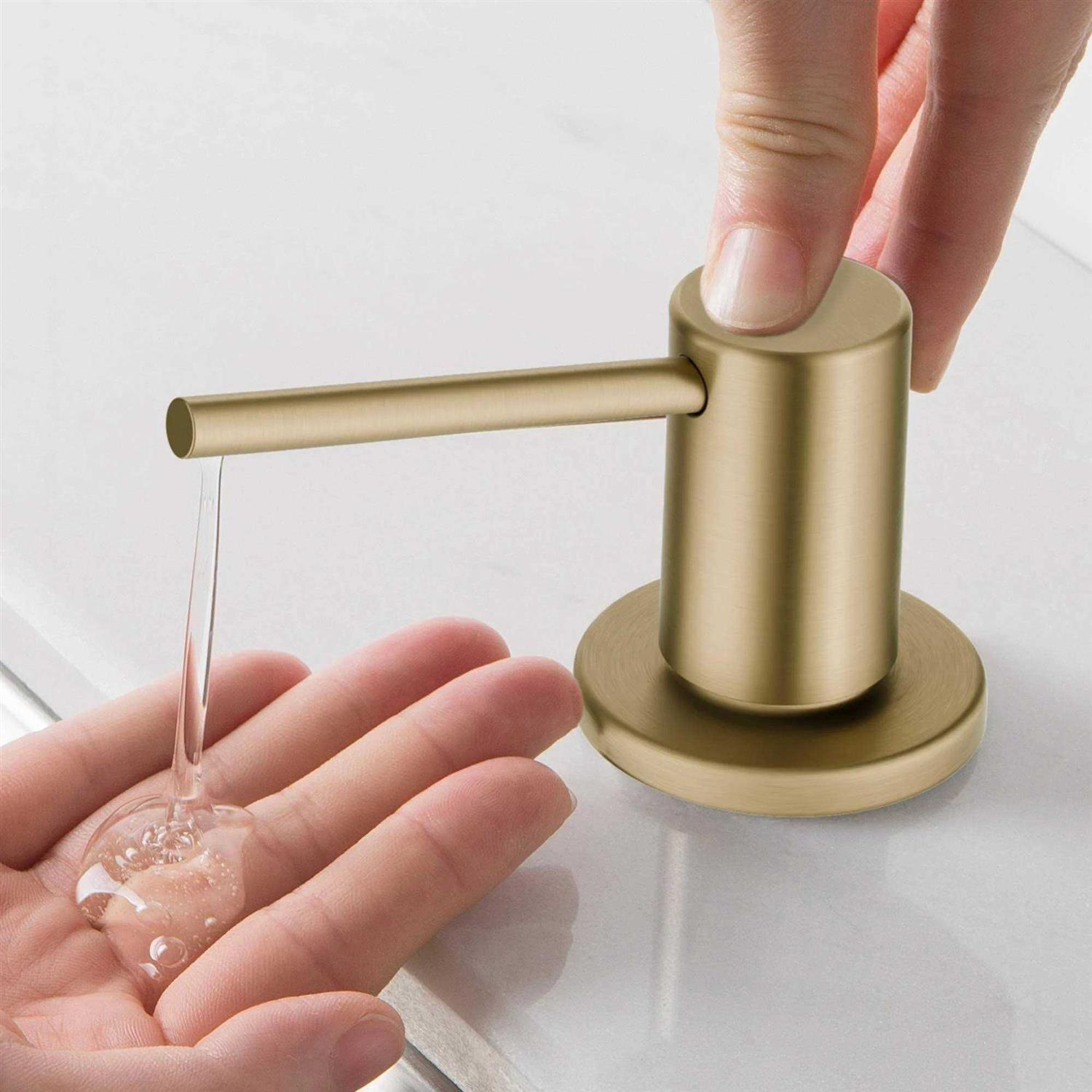 Kraus Kitchen Soap and Lotion Dispenser in Brushed KSD-43BG