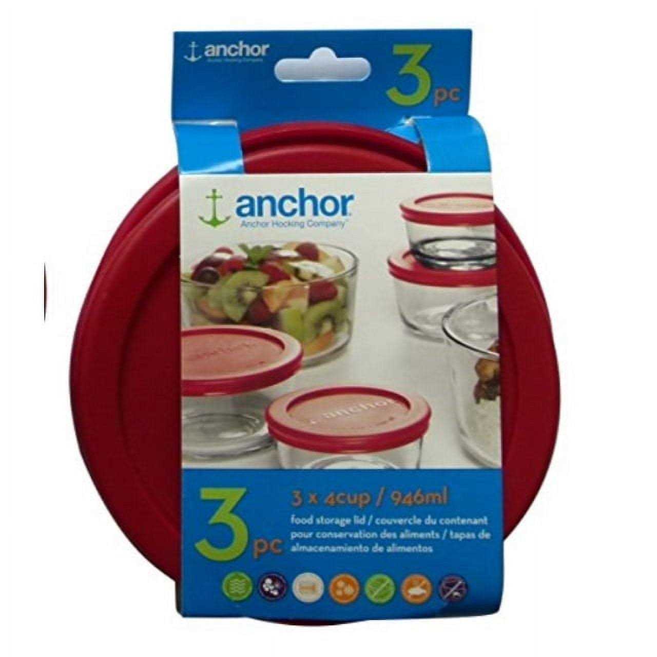 Anchor Hocking Snugfit 4 Cup Replacement Lids