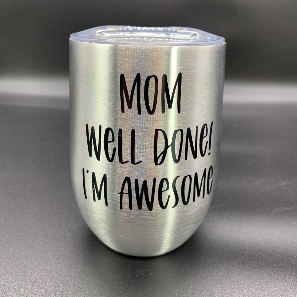 ArtMinds 12-Ounce Stainless Steel Wine Tumbler