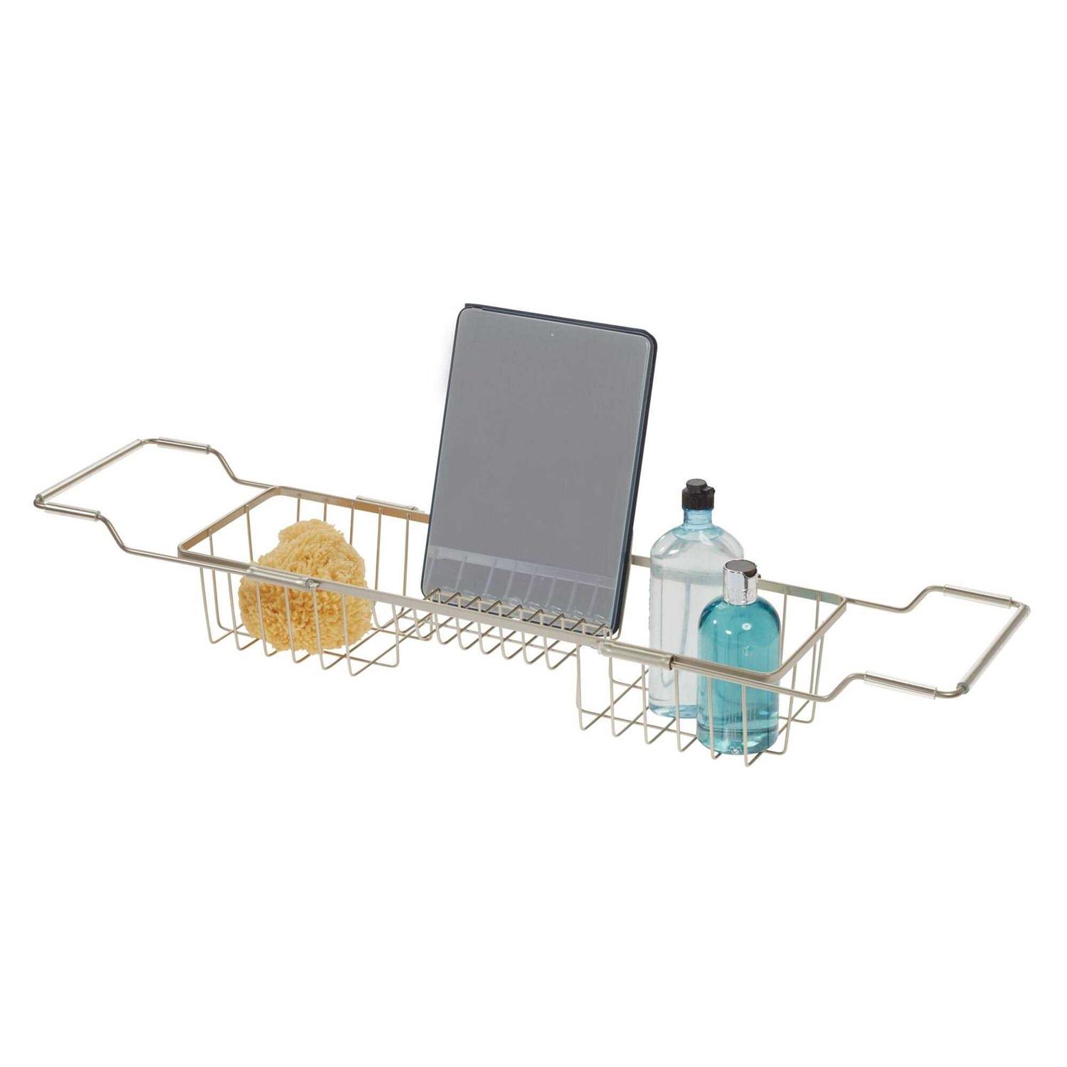 iDesign Everett Adjustable Over Bathtub Caddy
