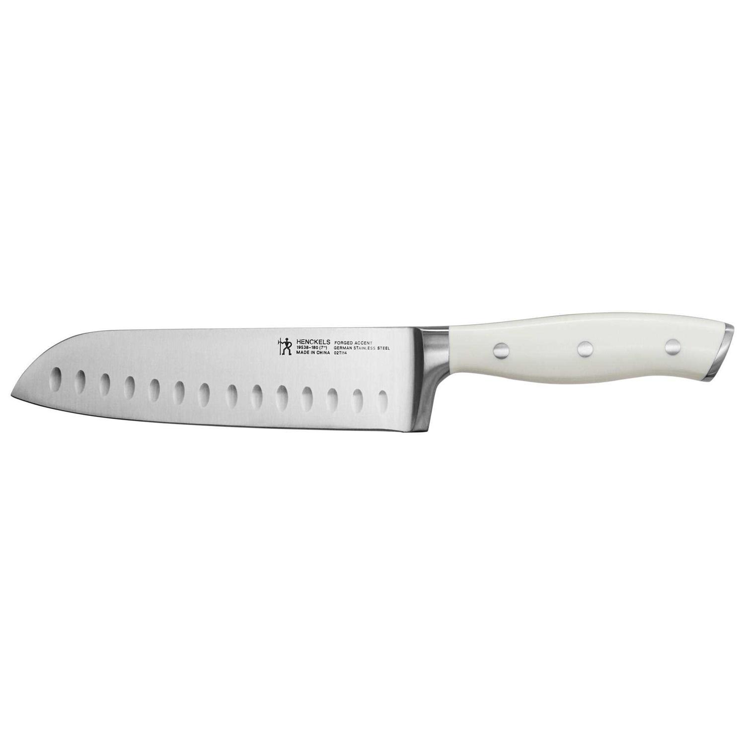 Henckels Forged Accent Hollow Edge Santoku Knife