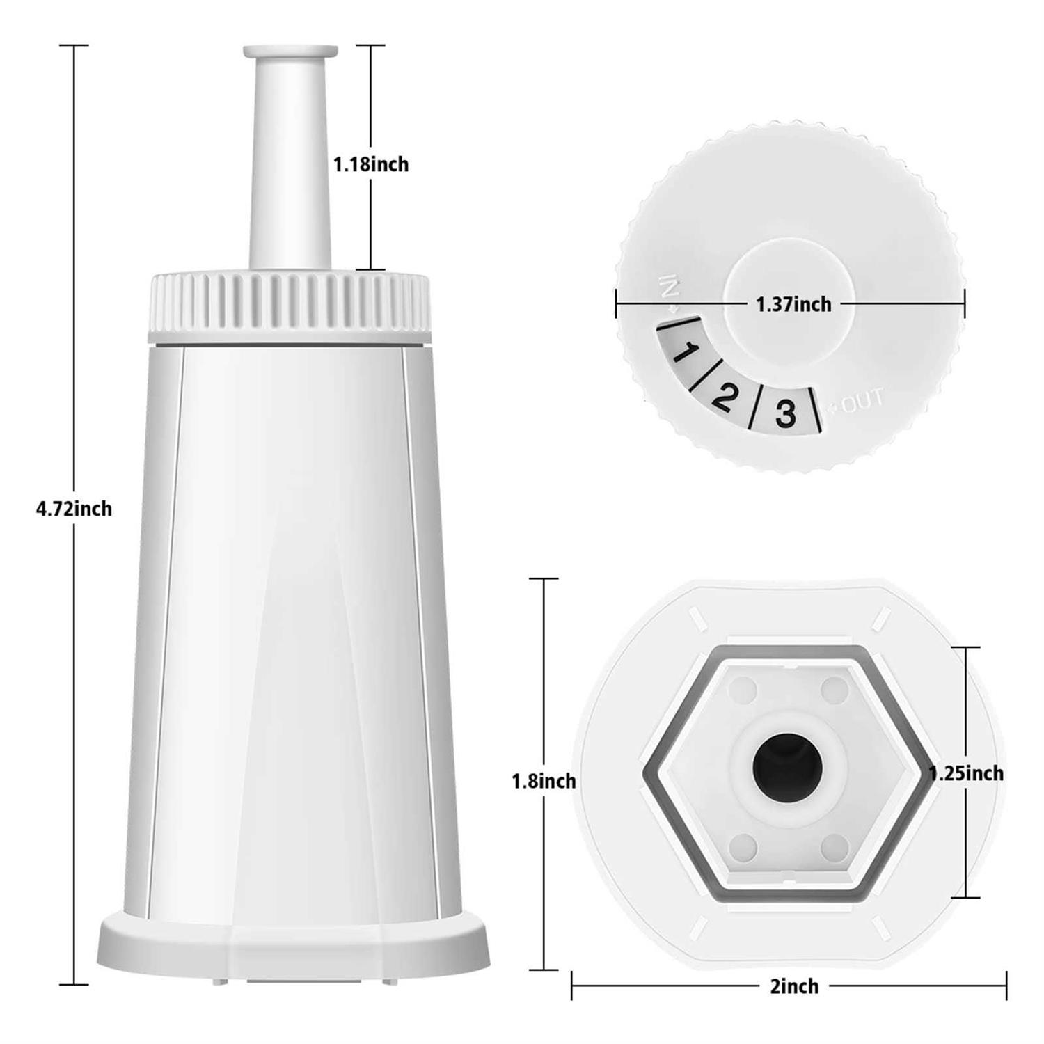 isinlive Replacement Water Filter for Breville Barista Touch Espresso Machine BES880