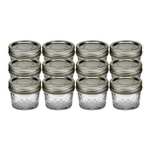 Ball Quilted Crystal Jelly Jars