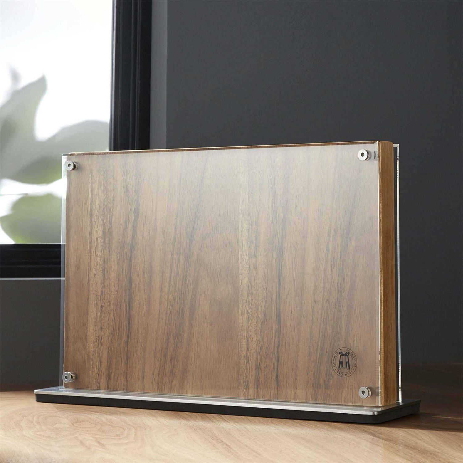 Schmidt Brothers Acacia Downtown Knife Block