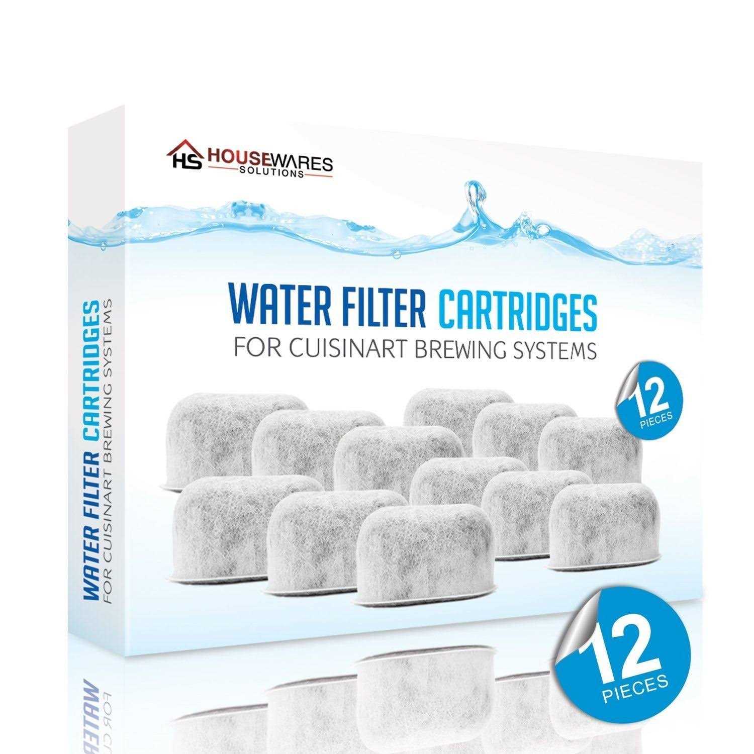 Housewares Solutions Pack of 12 Replacement Charcoal Water Filters for All Coffee Machines