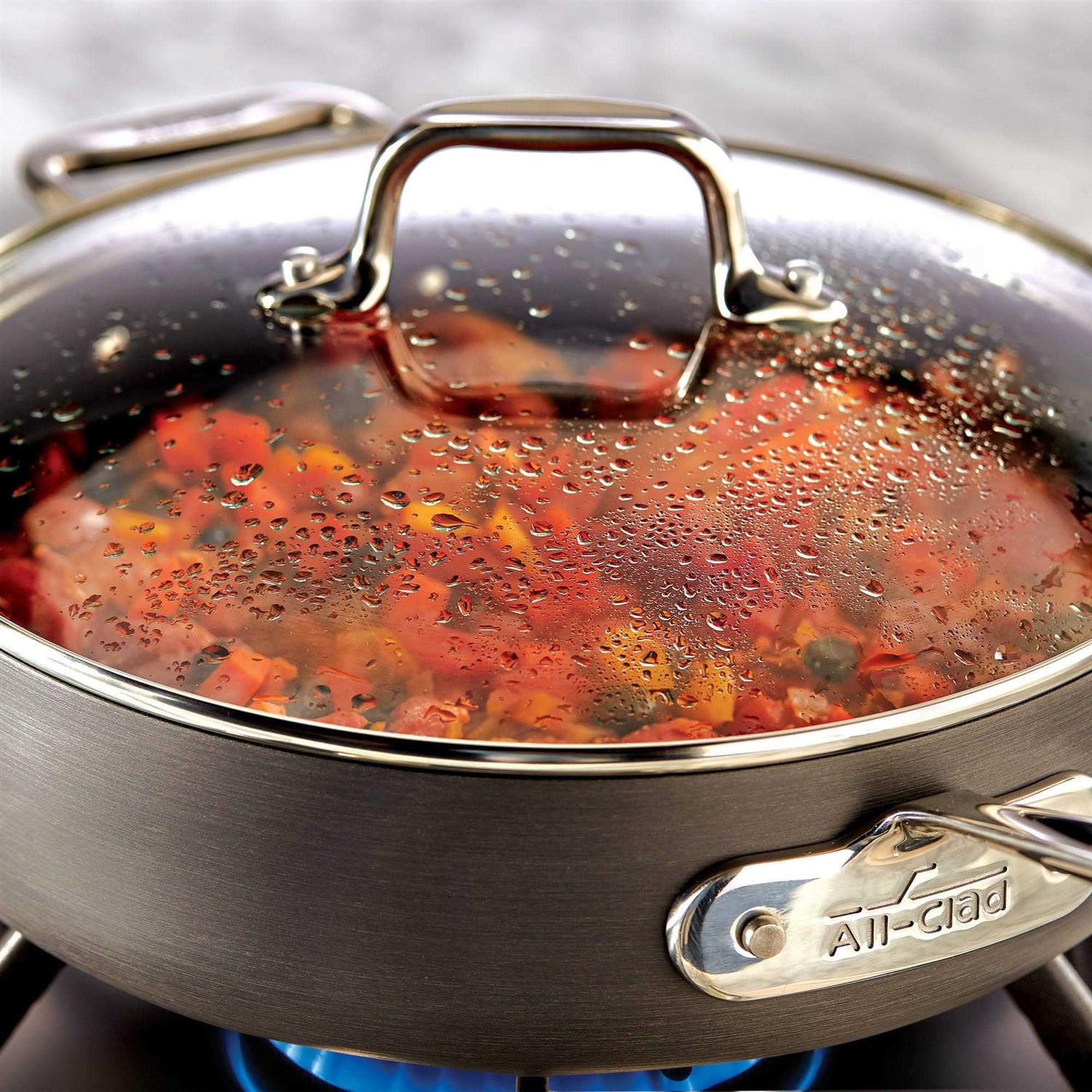 All-Clad HA1 2 Pack 10 & 12 Glass Lid