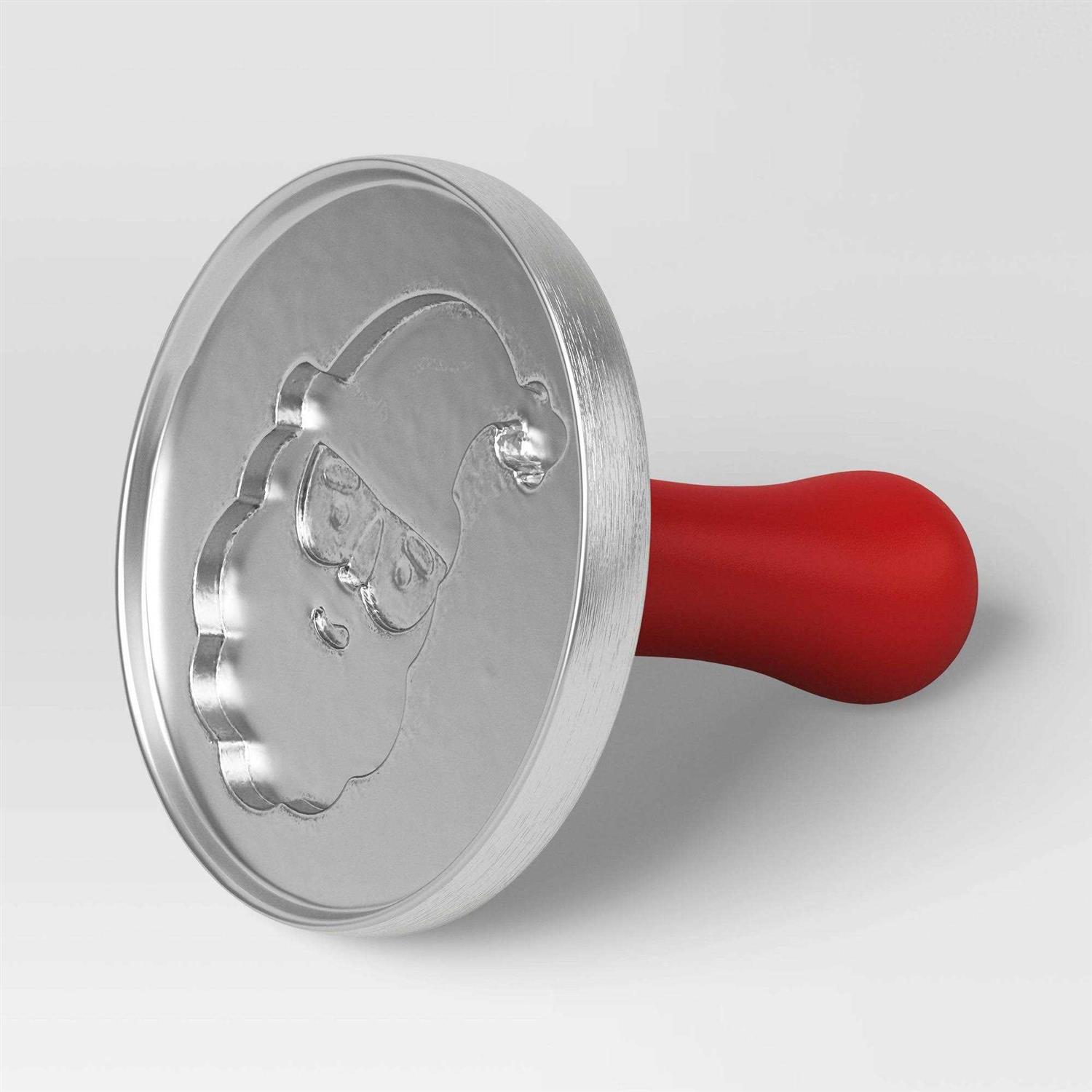 Wondershop Christmas Cooking Stamp Pie Mold Red