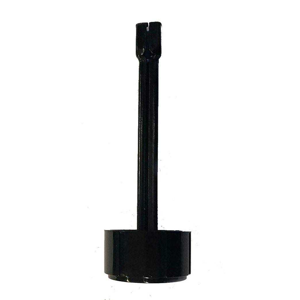 Rck Sales Fireplace Gas Log Safety Pilot Gas Valve Black Knob & Four Inch Extension Handle