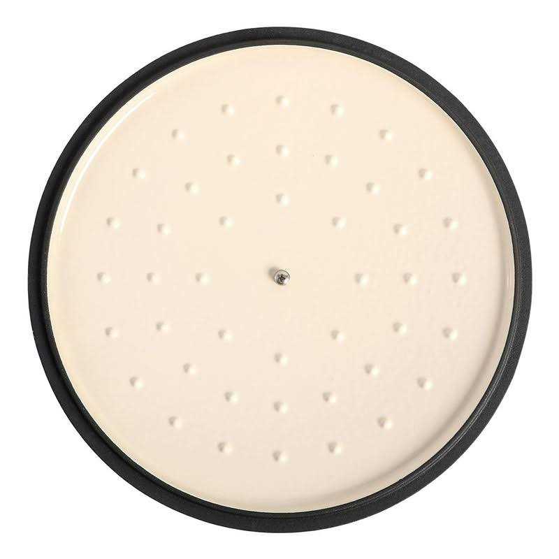 Crock Pot Artisan Enameled 5 Quart Cast Iron Round Braiser Pan Lid