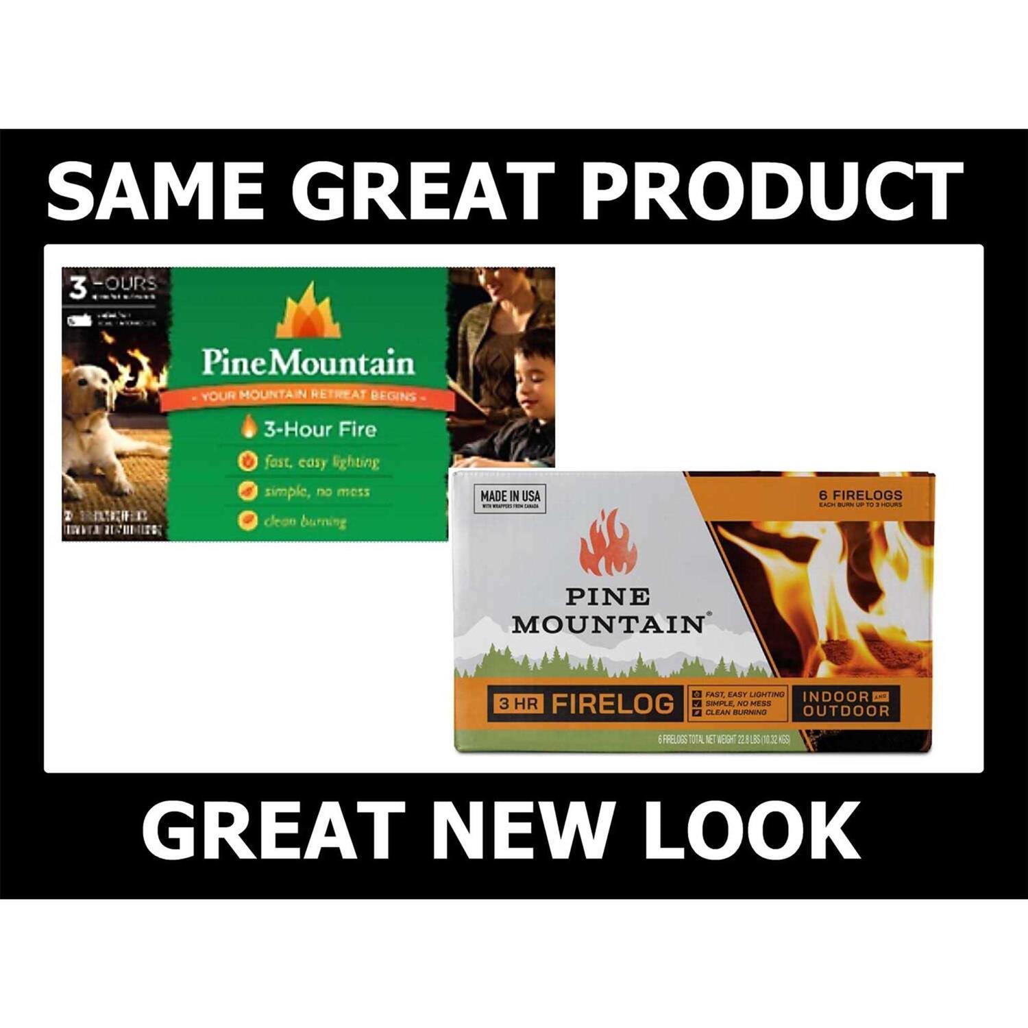 Pine Mountain 3 Hour Fire Log