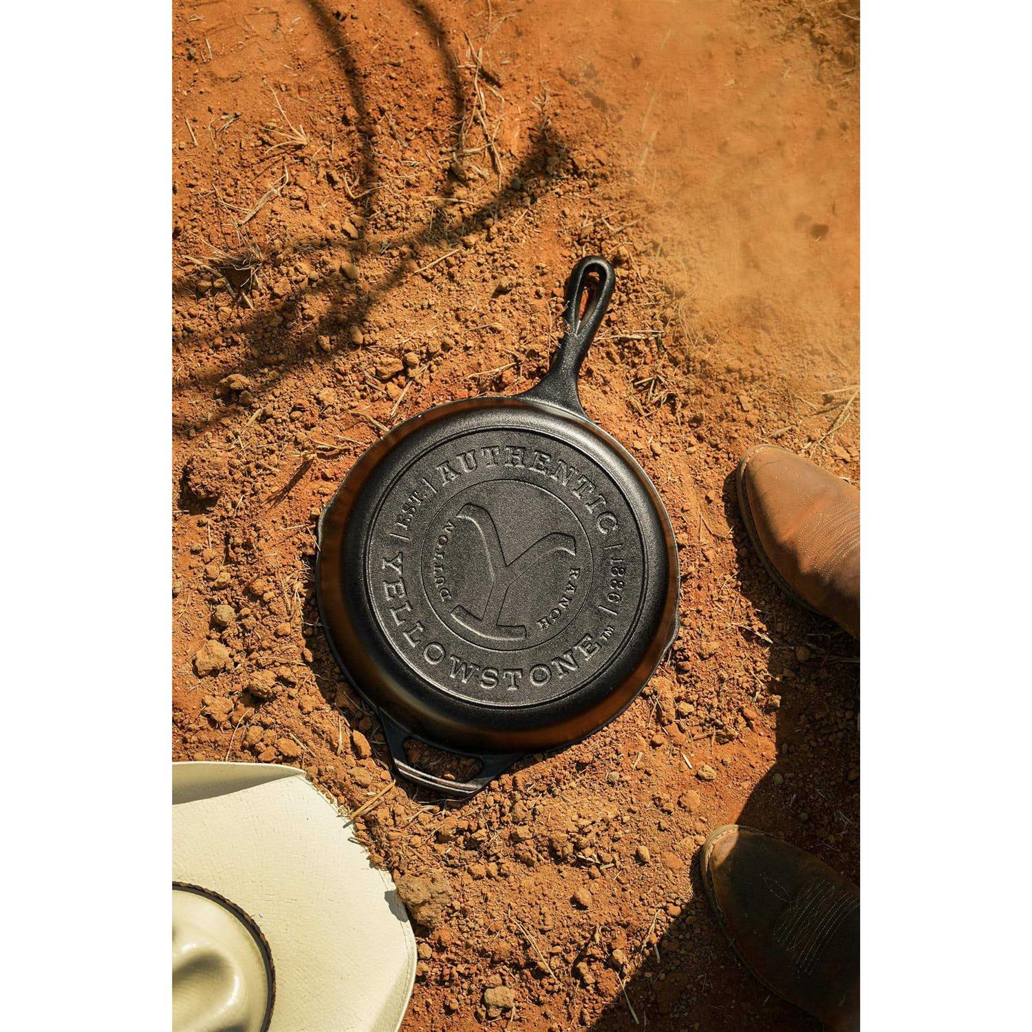 Lodge Yellowstone 10.25 Inch Cast Iron Authentic Y Skillet