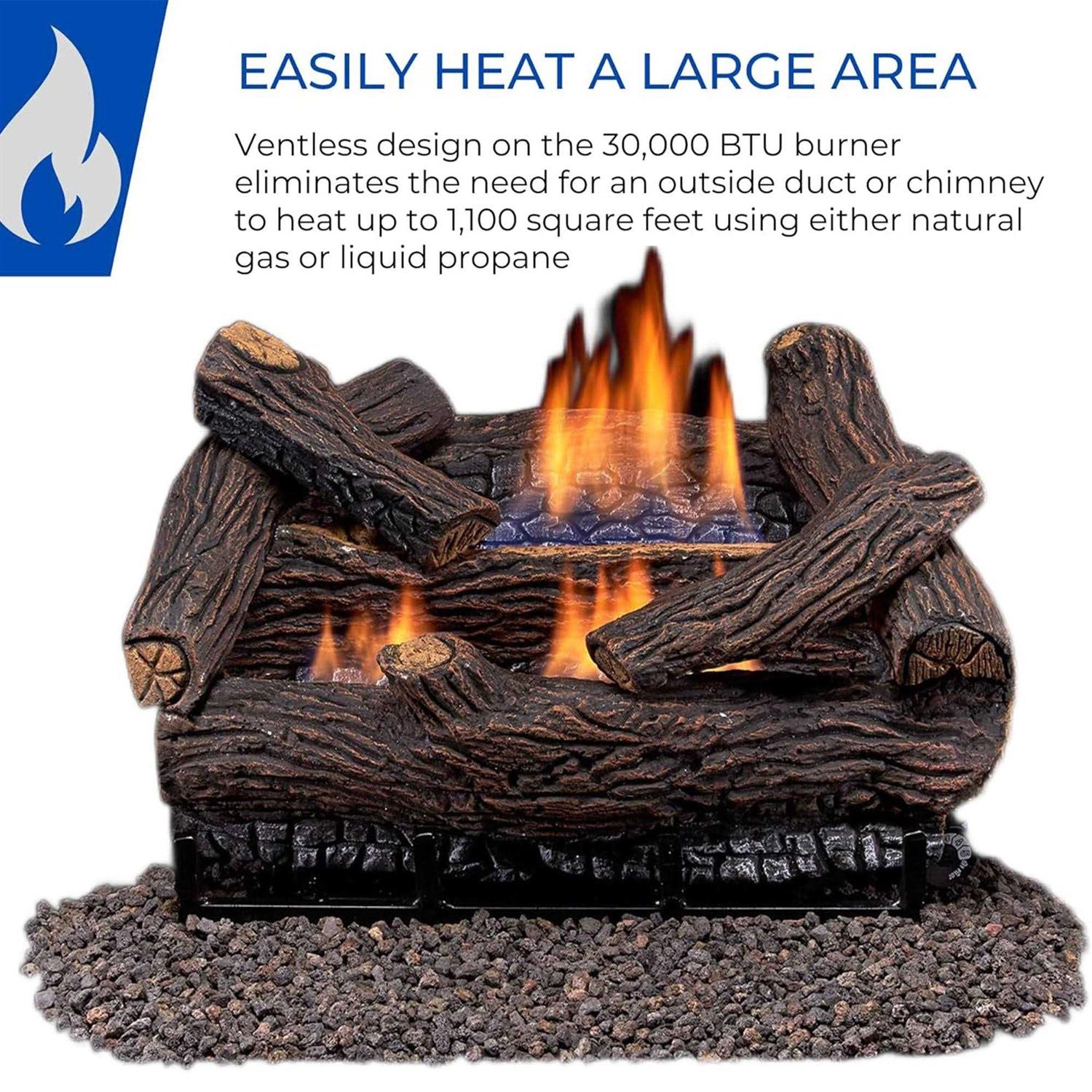 Duluth Forge Dual Fuel Log Set