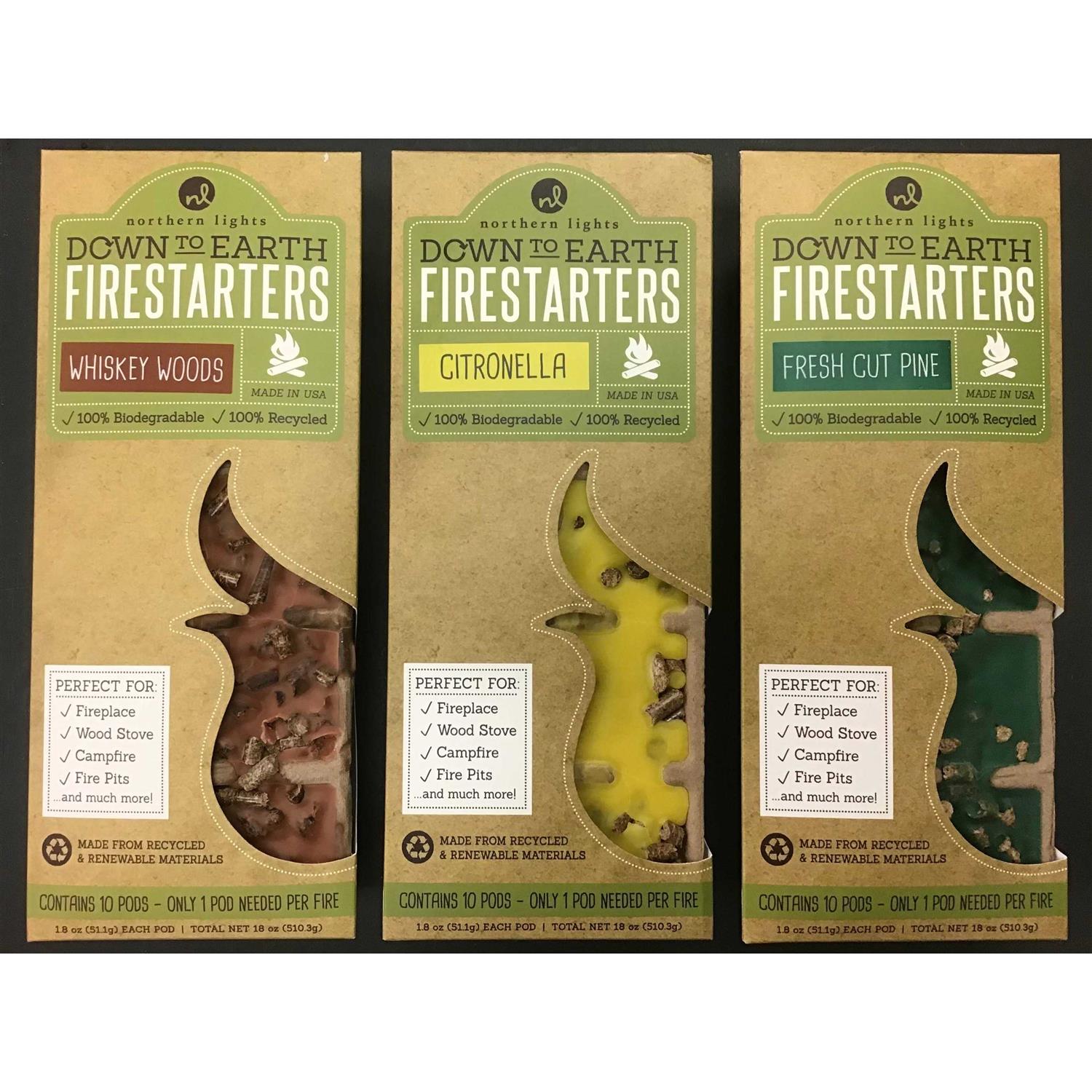 Northern Lights Candles Down to Earth Firestarters