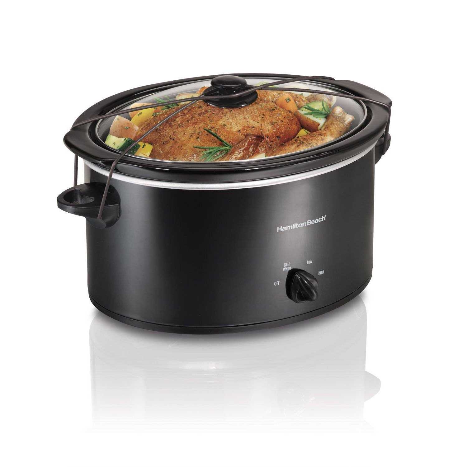 Hamilton Beach 5 Quart Portable Slow Cooker