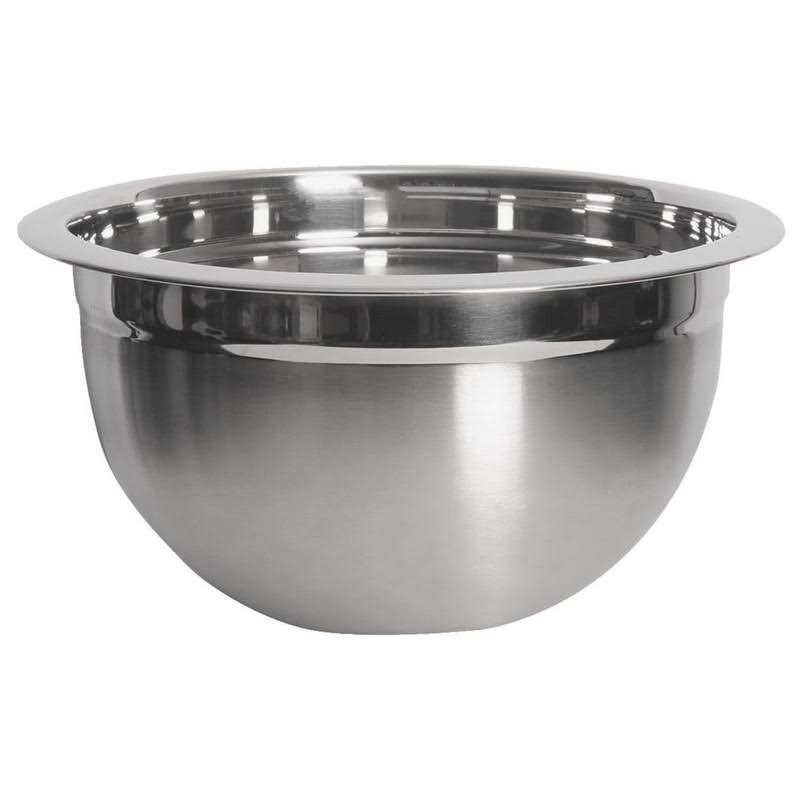 Set of 3 Professional Stainless Steel German Mixing Bowls