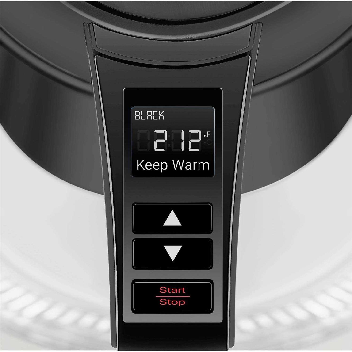 Chefman 1.8L Digital Electric Glass Kettle