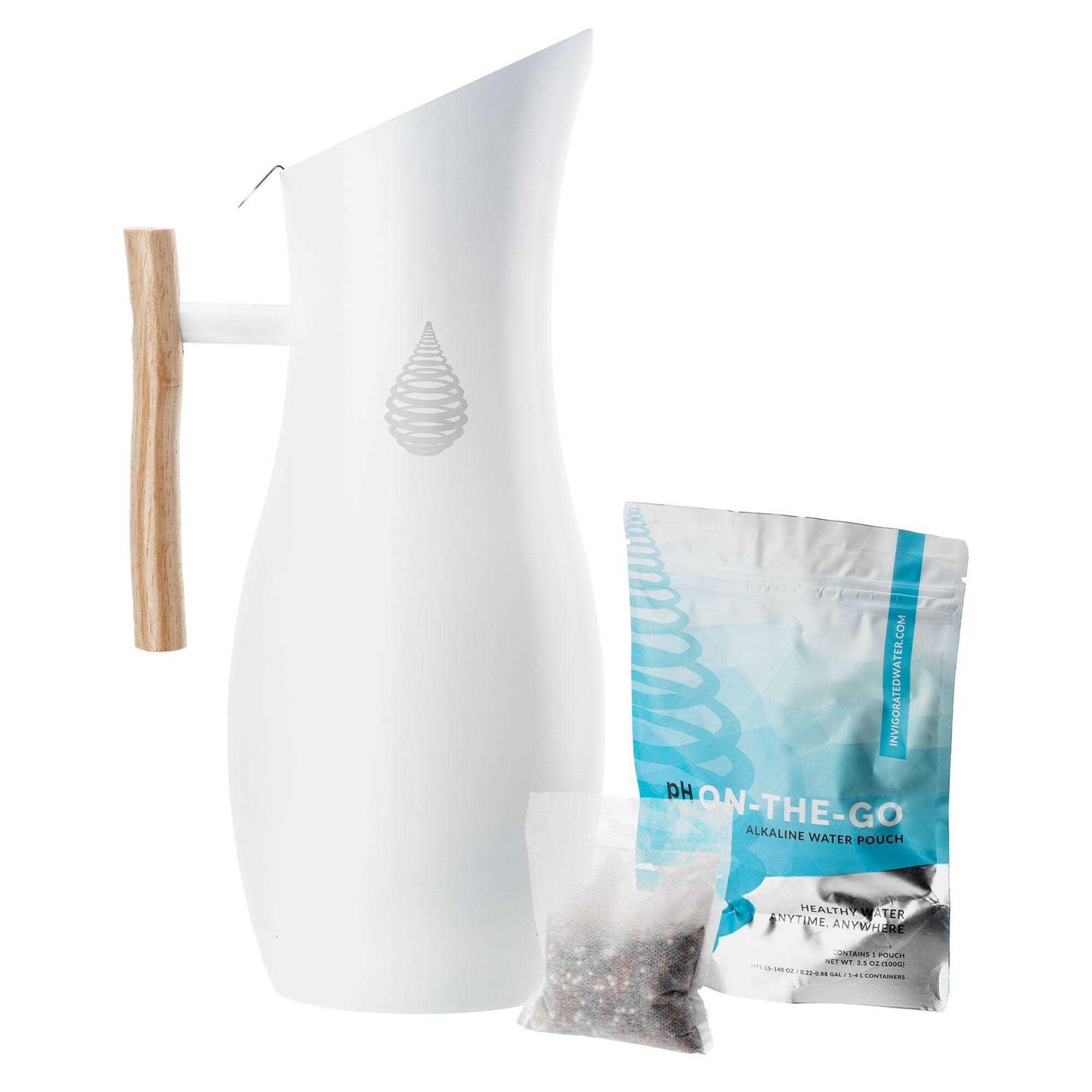 Invigorated Water pH Vitality Stainless Steel Alkaline Water Pitcher