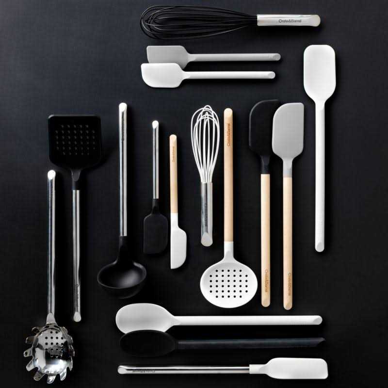 Crate & Barrel Silicone and Mini Spatulas