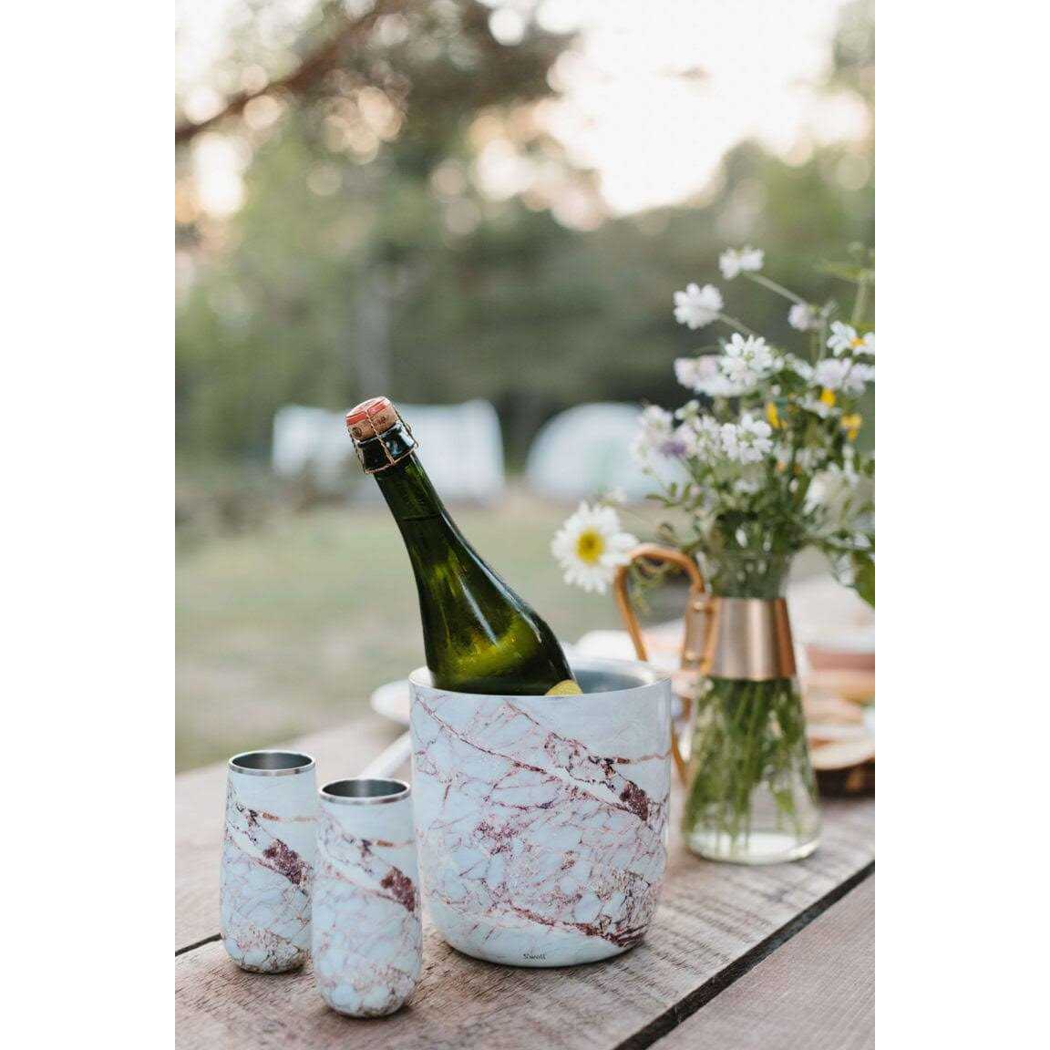 S’well Teakwood Ice Bucket & Tongs