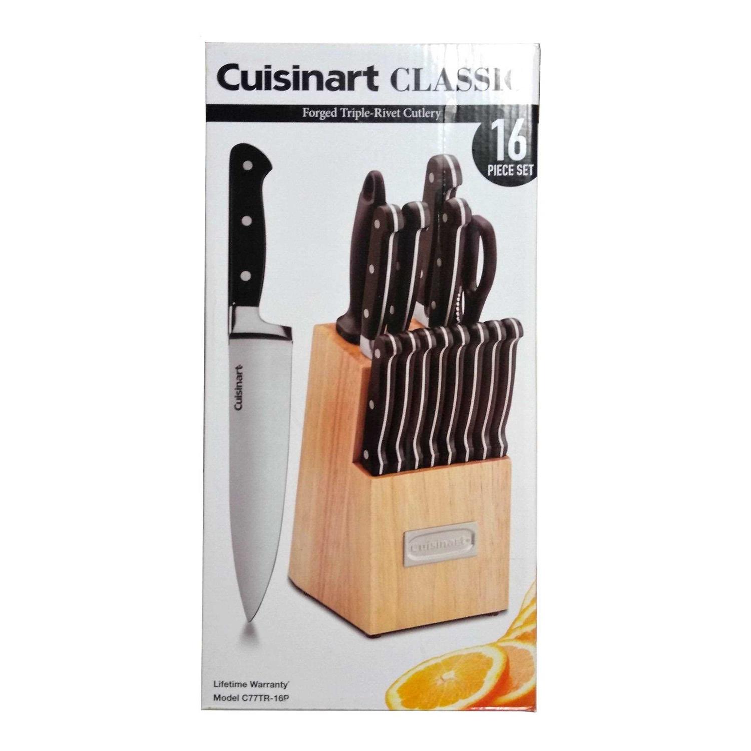 Cuisinart 16-Piece Triple Rivet Block Set