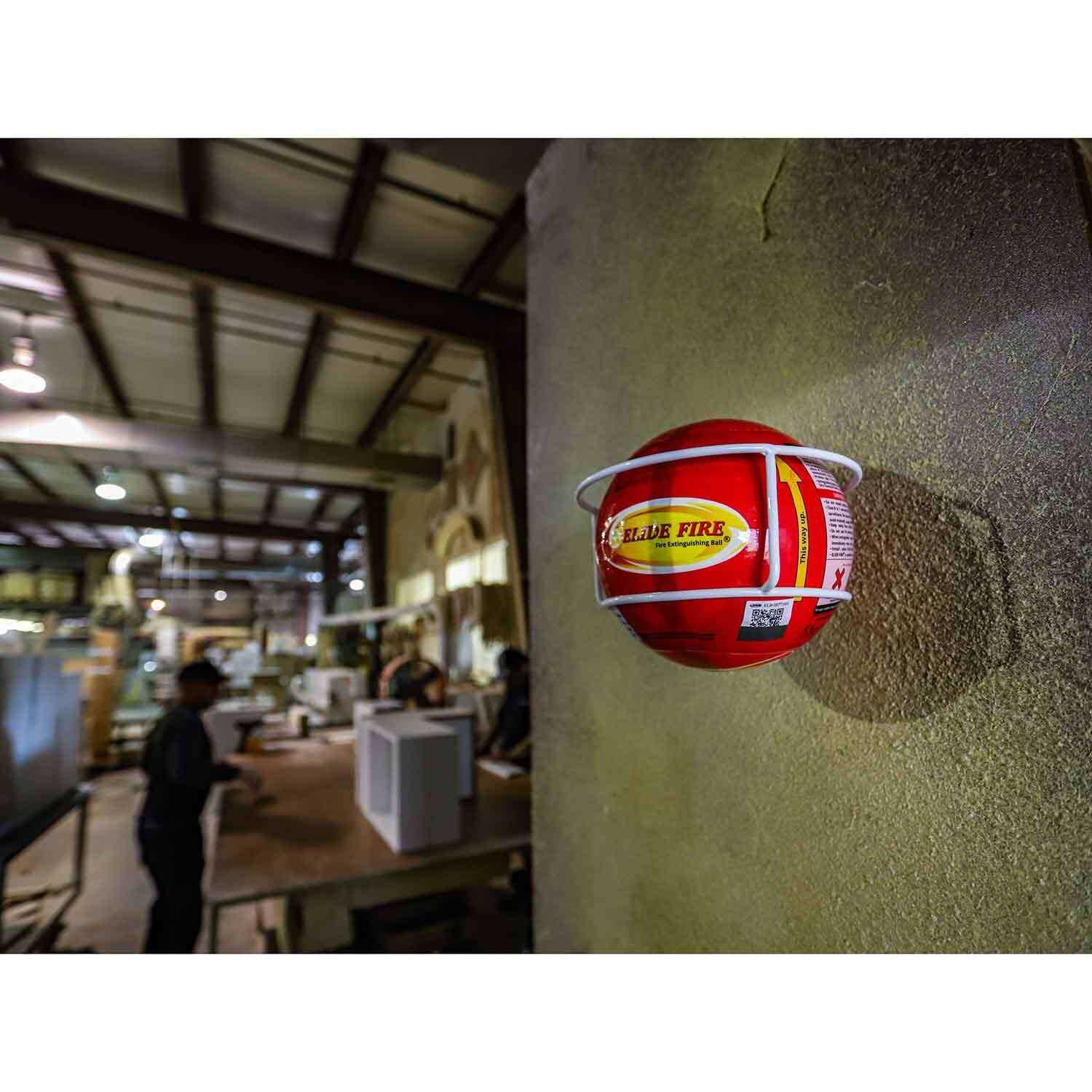 4 Elide Fire Ball Fire Extinguisher Industrial Box Package with Non-Closeable Mounting Bracket by Elide Fire Usa