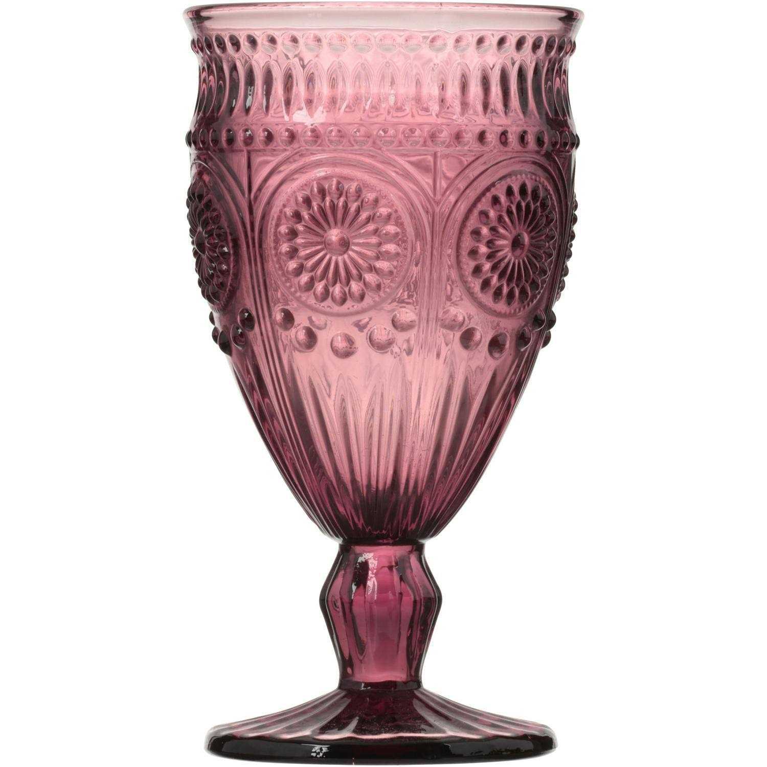 The Pioneer Woman Adeline 12-Ounce Footed Glass Goblets