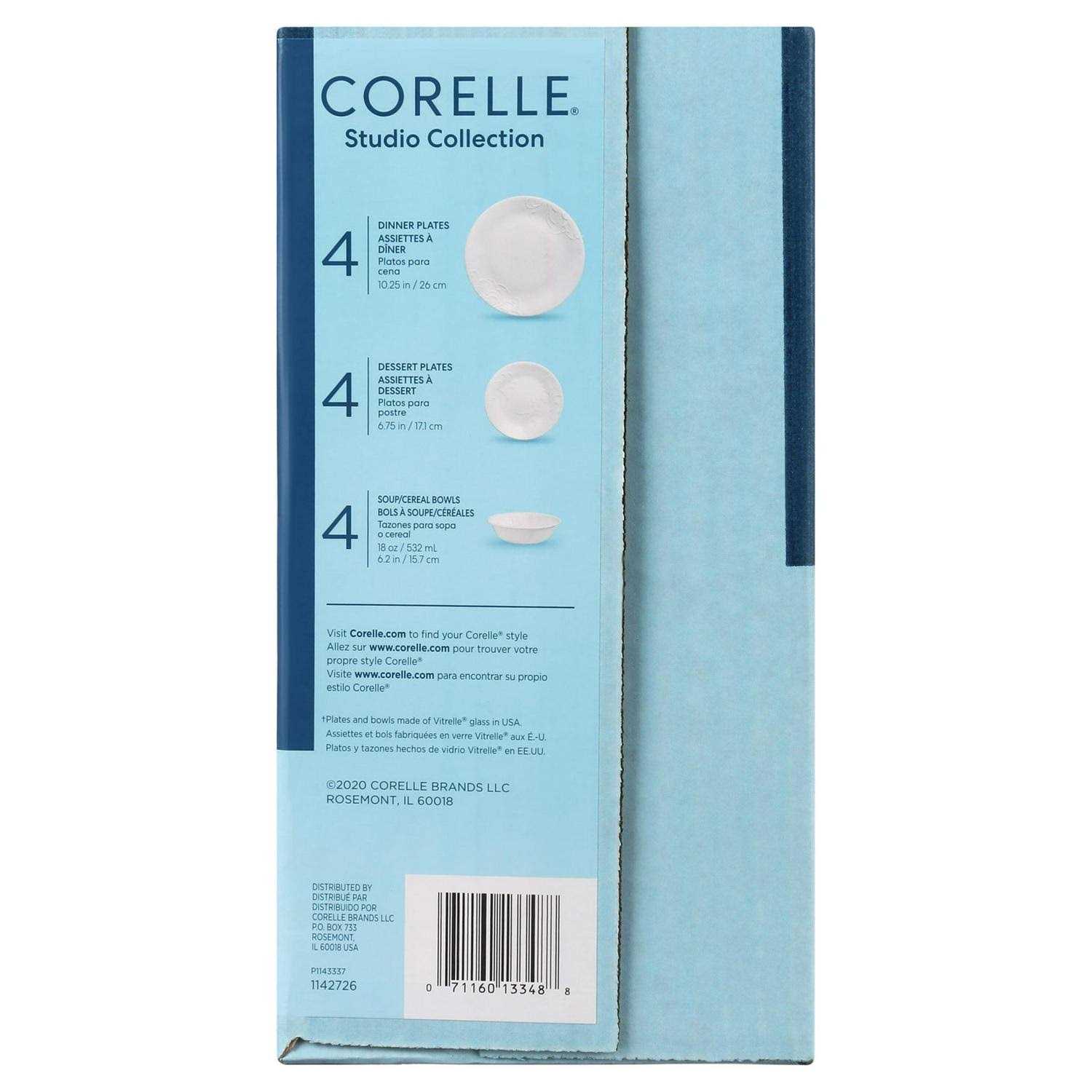 Corelle Madeline Embossed 12 Piece