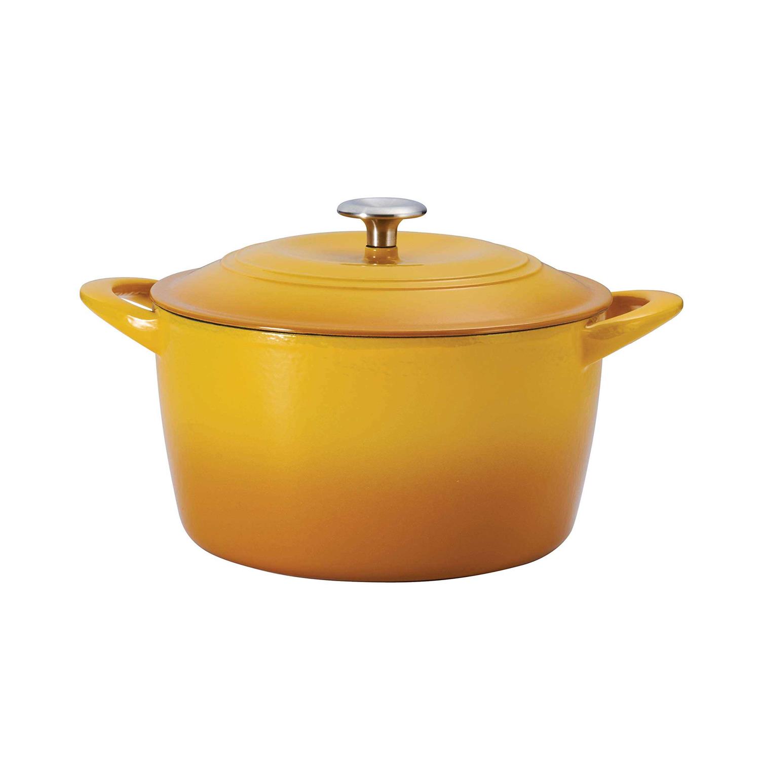 Tramontina 7 Qt. Enameled Cast Iron Round Dutch Oven